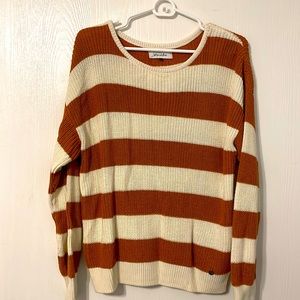 Striped sweater, size medium